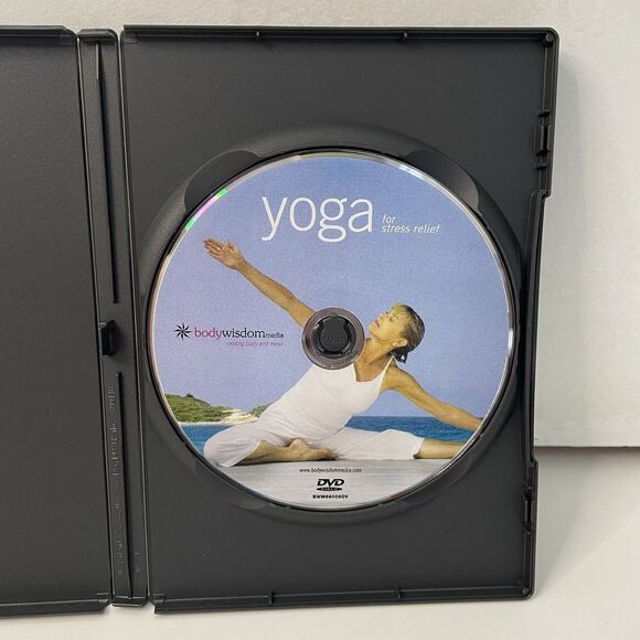 Body Wisdom Lot of 2 DVDs Yoga for Weight Loss and Yoga for Stress Relief - Picture 7 of 7